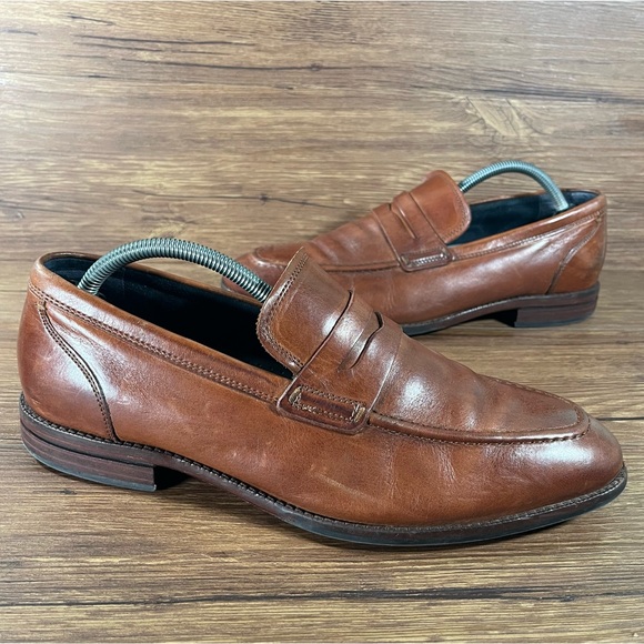 Cole Haan Penny Loafers Men’s Size 9 Slip-On Dress Shoes - Picture 1 of 11